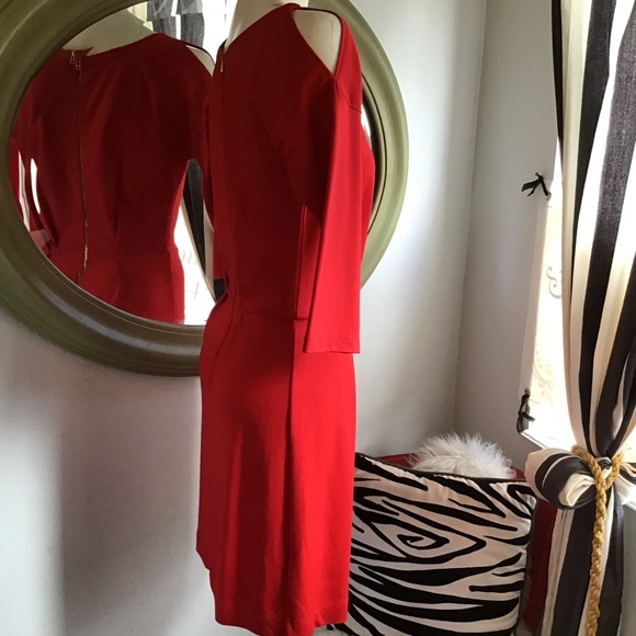 Ming Collection Red Bodycon Dress - Picture 2 of 7
